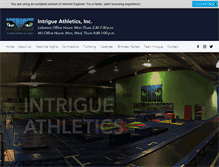 Tablet Screenshot of intriguegym.com